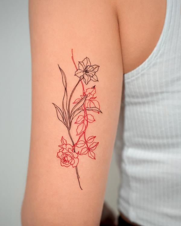 60 Daffodil Tattoo designs with Meanings