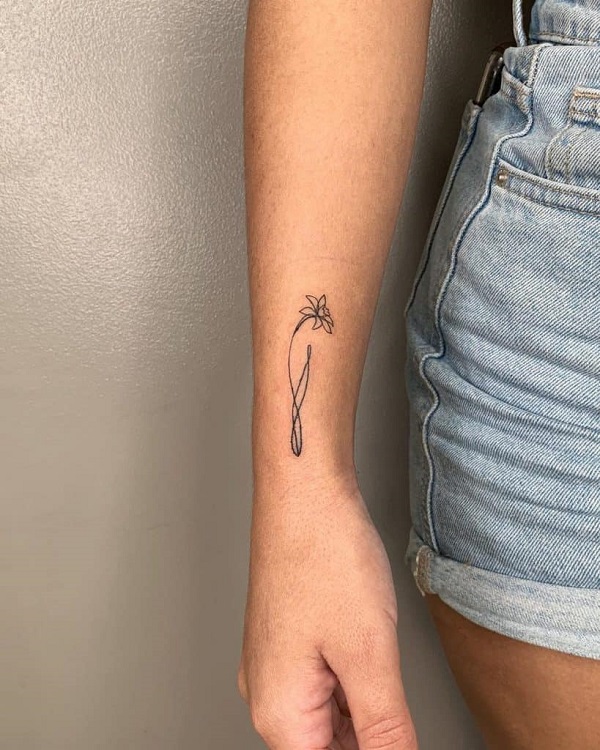 60 Daffodil Tattoo designs with Meanings