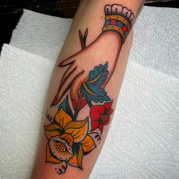 60 Daffodil Tattoo designs with Meanings