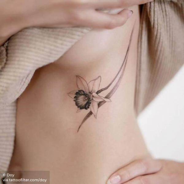 60 Daffodil Tattoo designs with Meanings