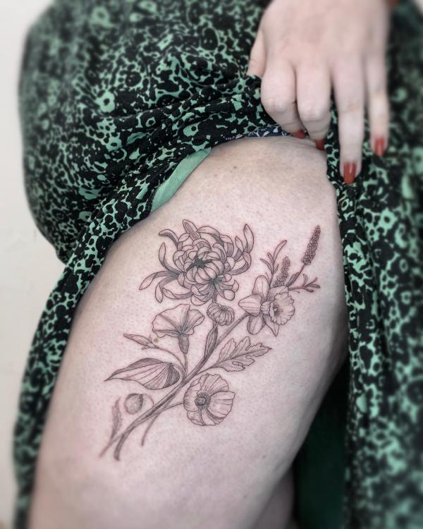60 Daffodil Tattoo designs with Meanings