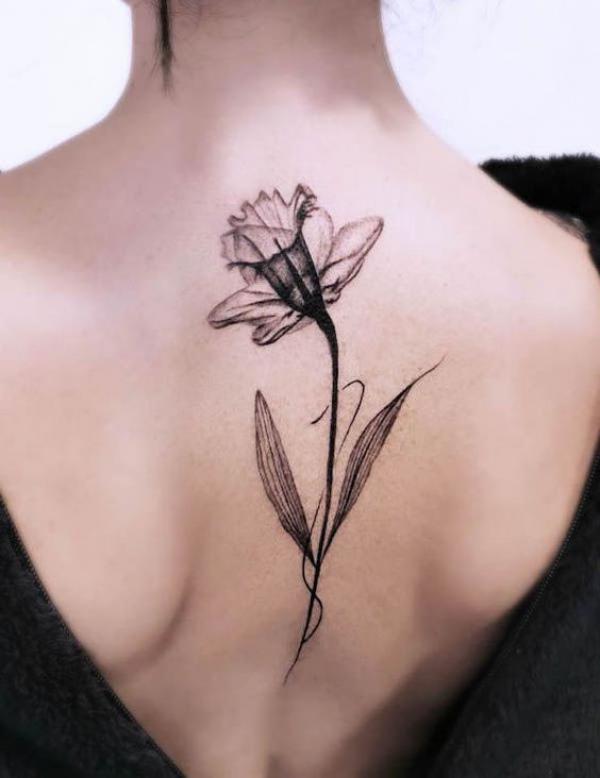 60 Daffodil Tattoo designs with Meanings
