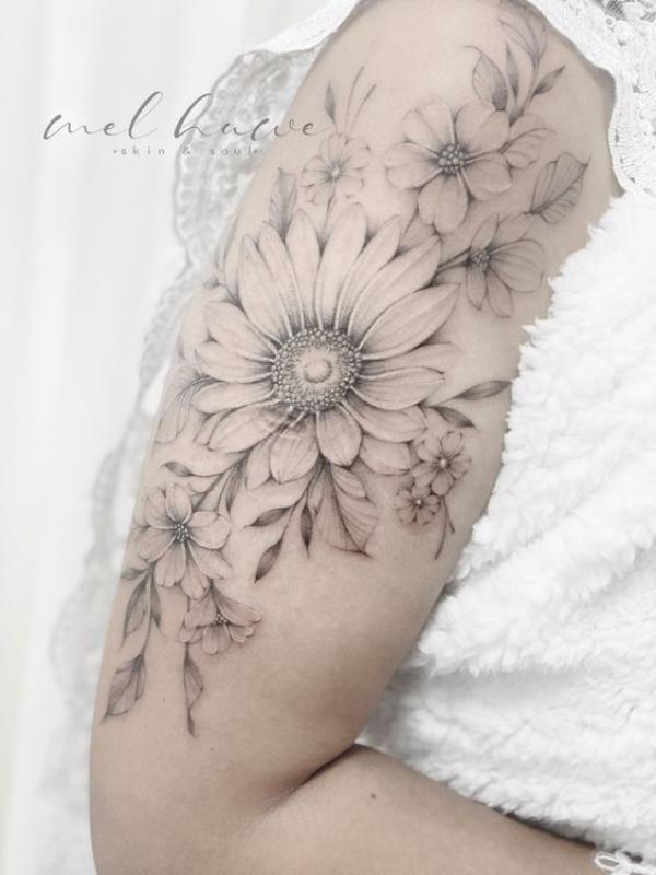120 Daisy Tattoo Designs with Meanings