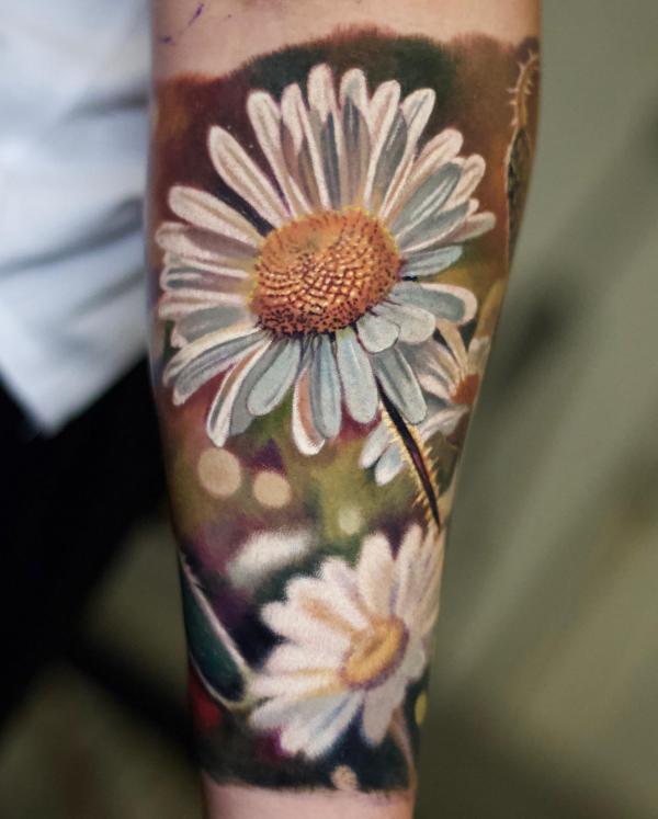 120 Daisy Tattoo Designs with Meanings