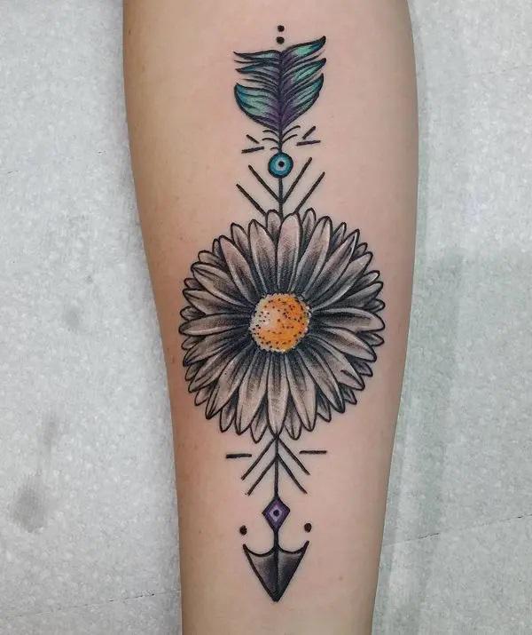 120 Daisy Tattoo Designs with Meanings