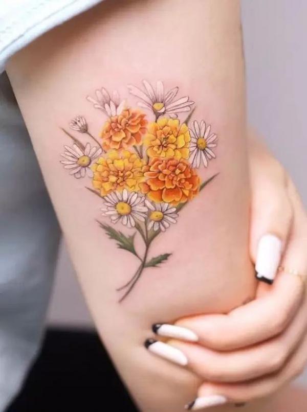 120 Daisy Tattoo Designs with Meanings
