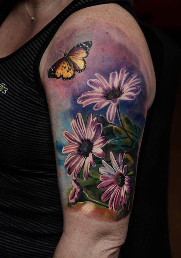 120 Daisy Tattoo Designs with Meanings