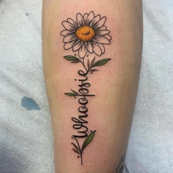 120 Daisy Tattoo Designs with Meanings