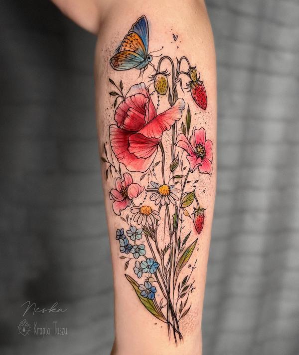 120 Daisy Tattoo Designs with Meanings