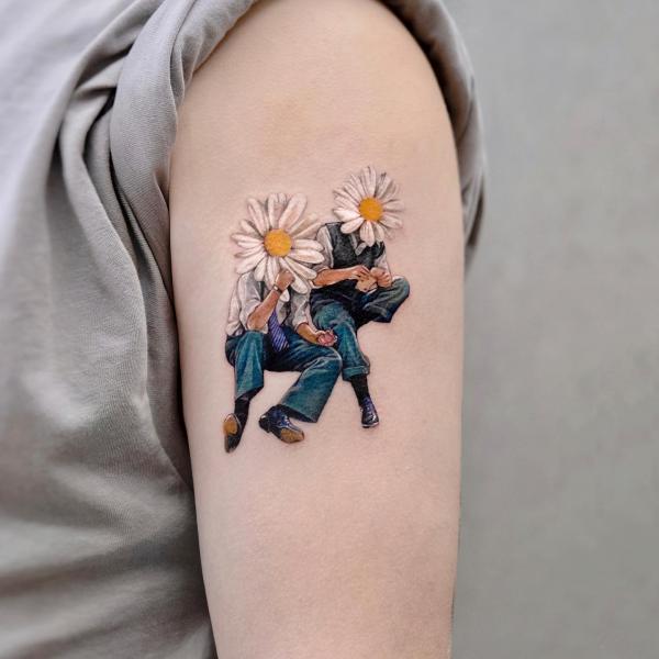 120 Daisy Tattoo Designs with Meanings