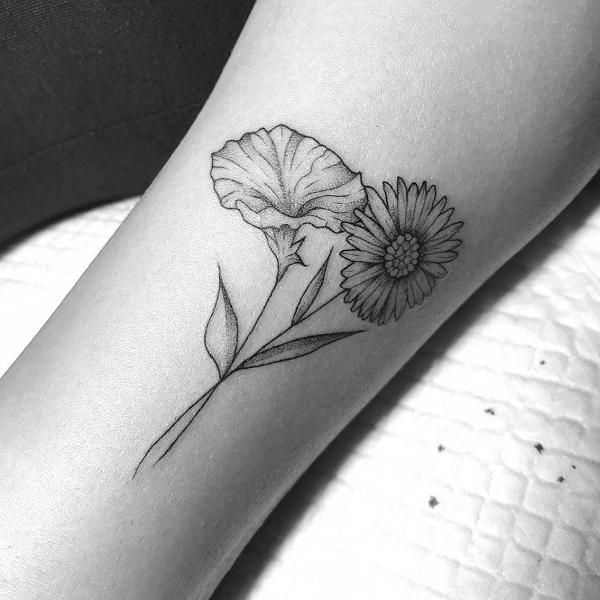 120 Daisy Tattoo Designs with Meanings