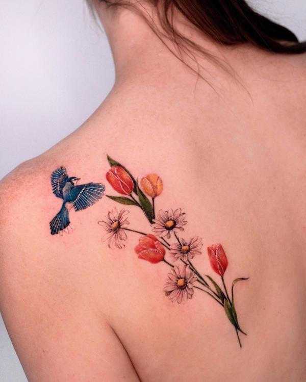 120 Daisy Tattoo Designs with Meanings