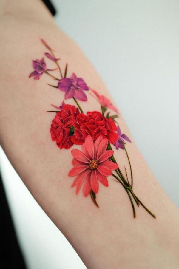 120 Daisy Tattoo Designs with Meanings
