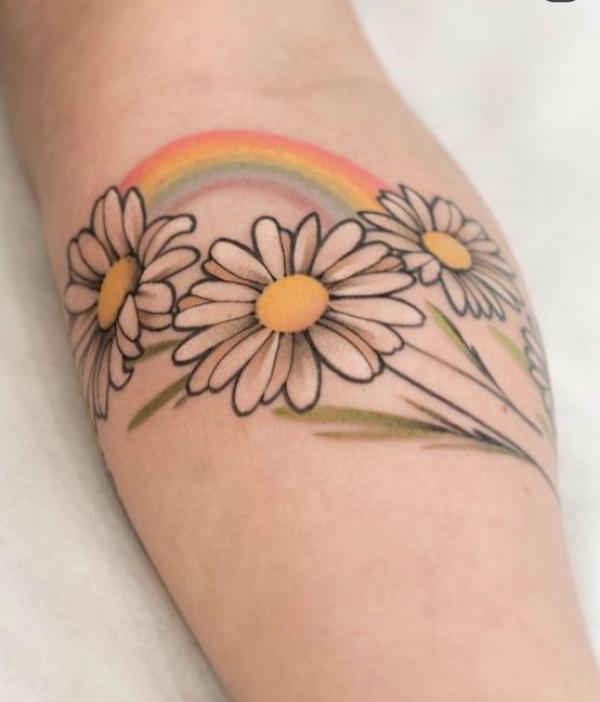 120 Daisy Tattoo Designs with Meanings