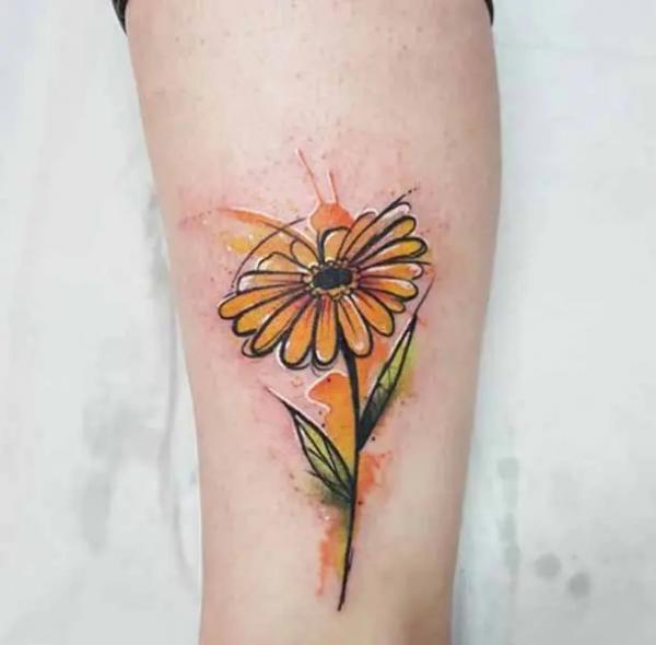 120 Daisy Tattoo Designs with Meanings