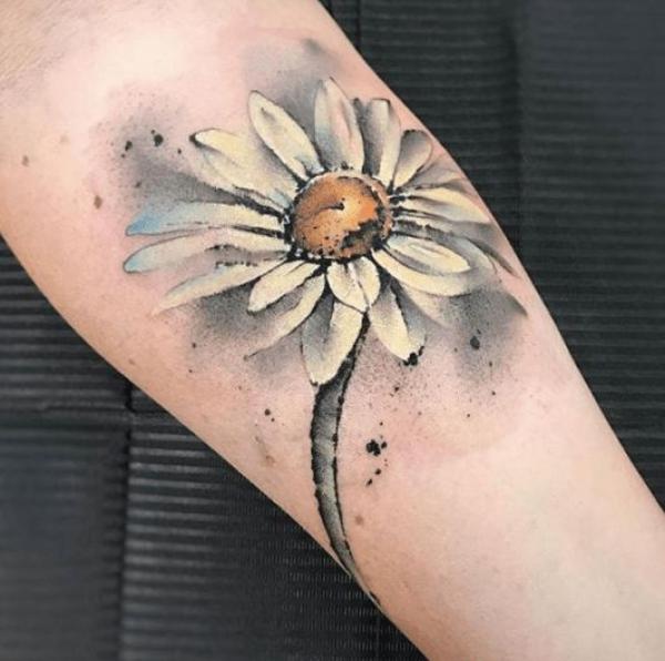120 Daisy Tattoo Designs with Meanings
