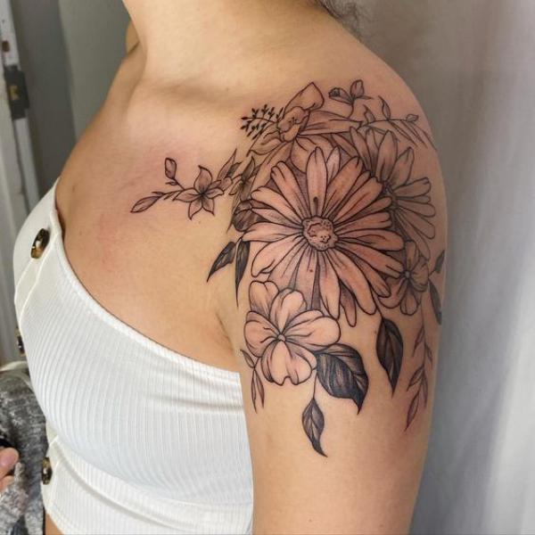 120 Daisy Tattoo Designs with Meanings