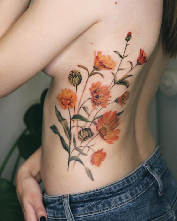 120 Daisy Tattoo Designs with Meanings