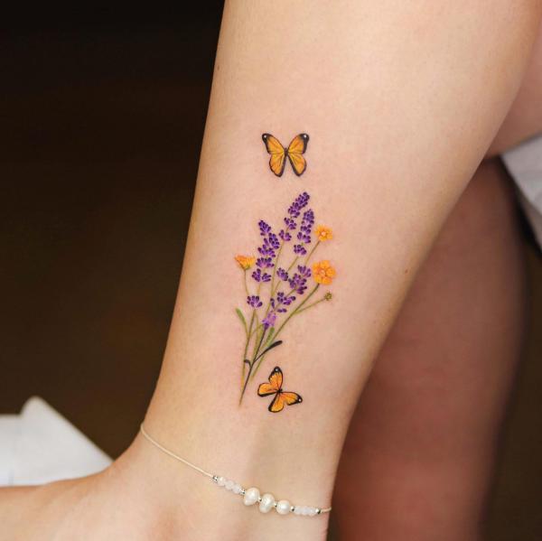 Lavender Tattoo: A Blend of Beauty and Meaning