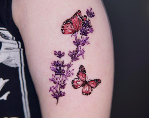 Lavender Tattoo: A Blend of Beauty and Meaning