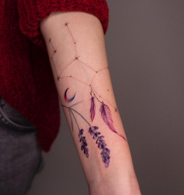 Lavender Tattoo: A Blend of Beauty and Meaning