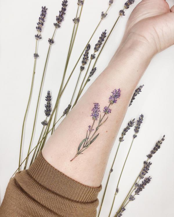 Lavender Tattoo: A Blend of Beauty and Meaning