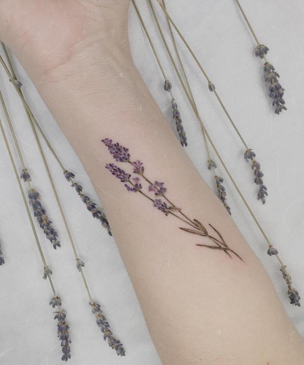 Lavender Tattoo: A Blend of Beauty and Meaning