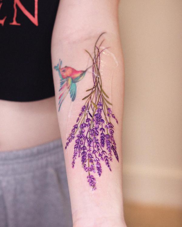 Lavender Tattoo: A Blend of Beauty and Meaning
