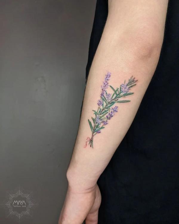 Lavender Tattoo: A Blend of Beauty and Meaning