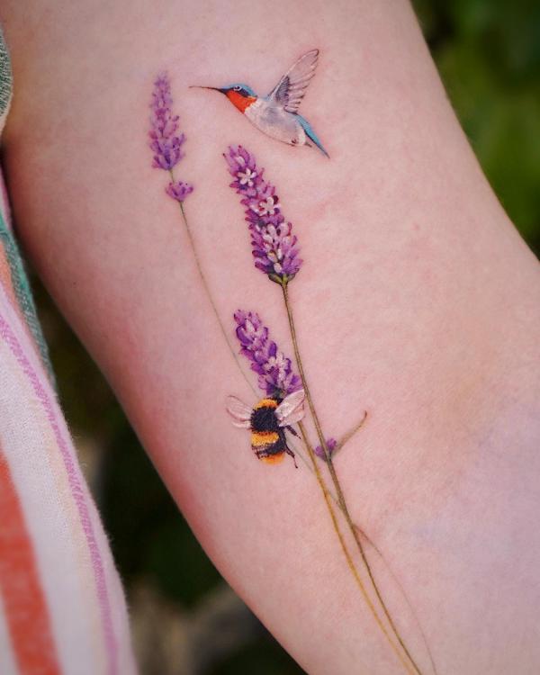 Lavender Tattoo: A Blend of Beauty and Meaning