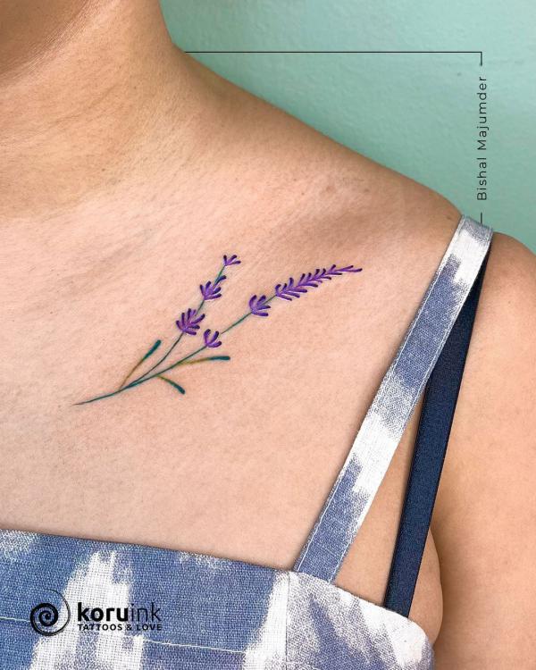 Lavender Tattoo: A Blend of Beauty and Meaning