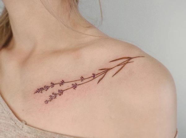 Lavender Tattoo: A Blend of Beauty and Meaning