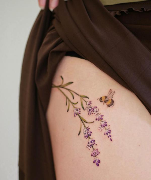 Lavender Tattoo: A Blend of Beauty and Meaning