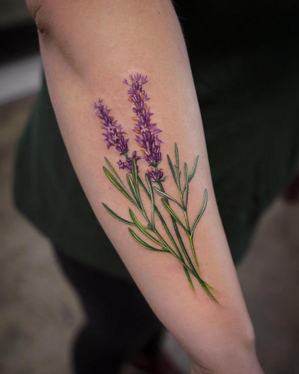 Lavender Tattoo: A Blend of Beauty and Meaning
