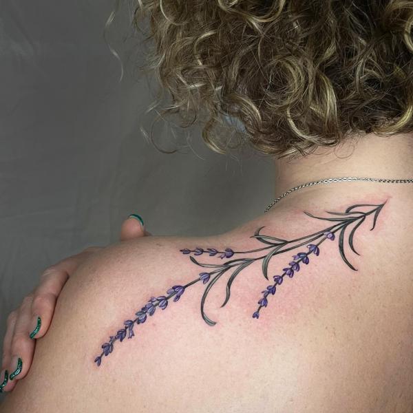 Lavender Tattoo: A Blend of Beauty and Meaning