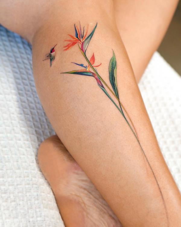 Bird of Paradise Tattoo: Embodying Exotic Beauty and Freedom