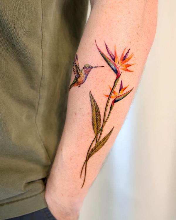 Bird of Paradise Tattoo: Embodying Exotic Beauty and Freedom