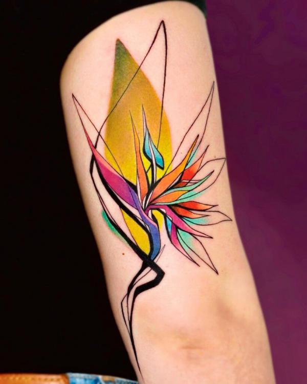 Bird of Paradise Tattoo: Embodying Exotic Beauty and Freedom