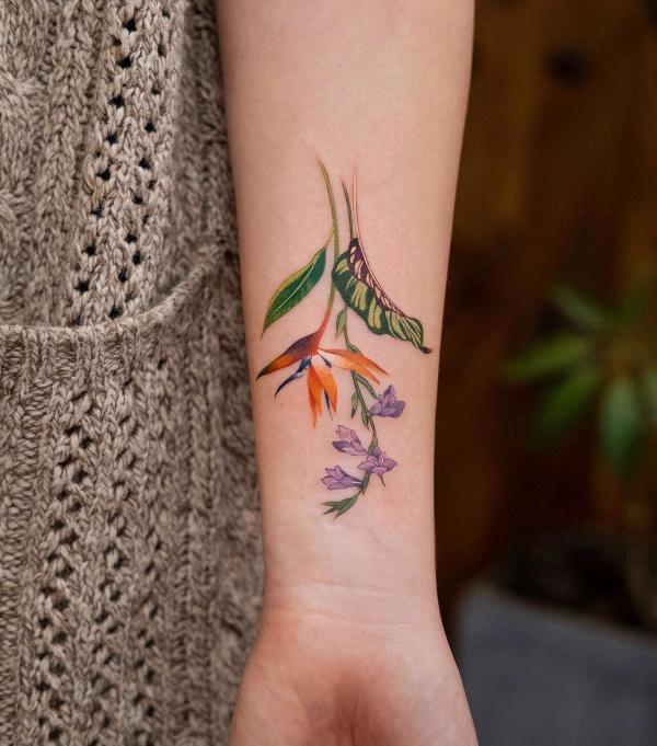 Bird of Paradise Tattoo: Embodying Exotic Beauty and Freedom