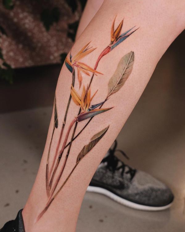 Bird of Paradise Tattoo: Embodying Exotic Beauty and Freedom