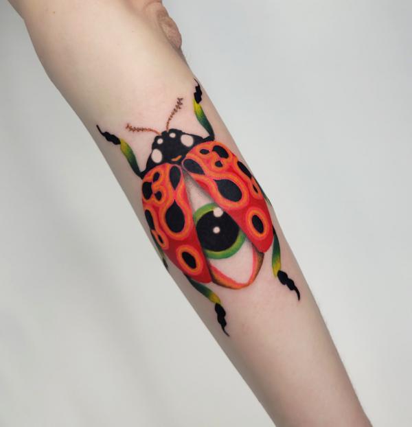 60+ ladybug tattoo Designs with Meanings