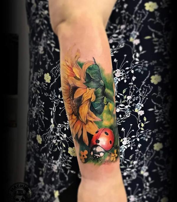 60+ ladybug tattoo Designs with Meanings