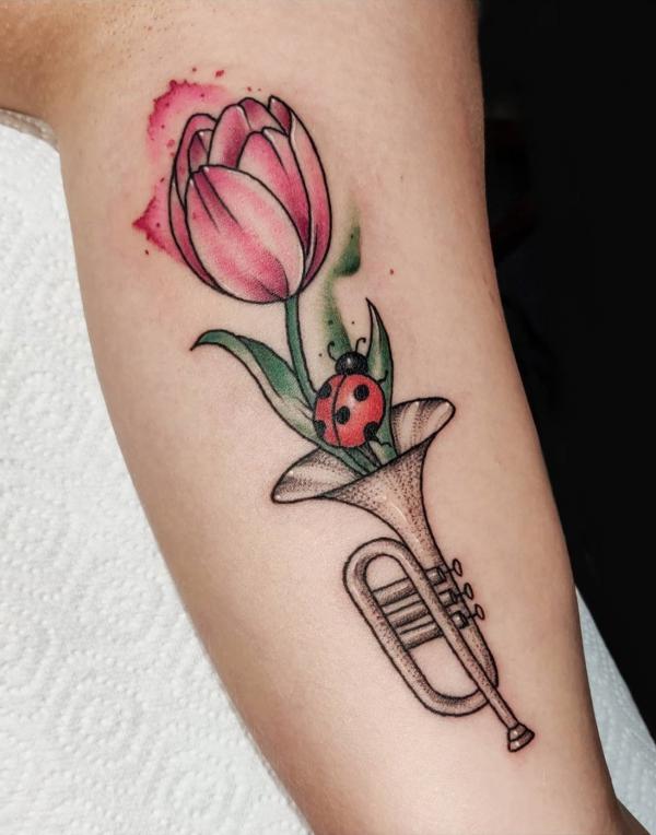 60+ ladybug tattoo Designs with Meanings