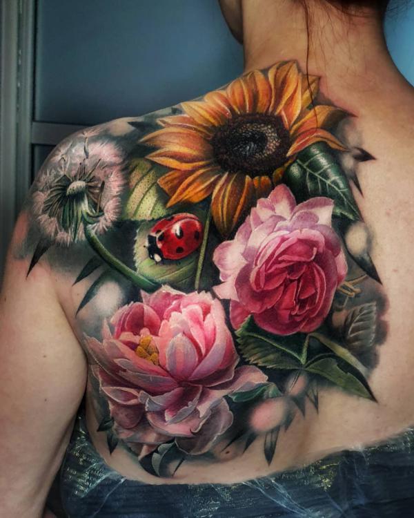 60+ ladybug tattoo Designs with Meanings