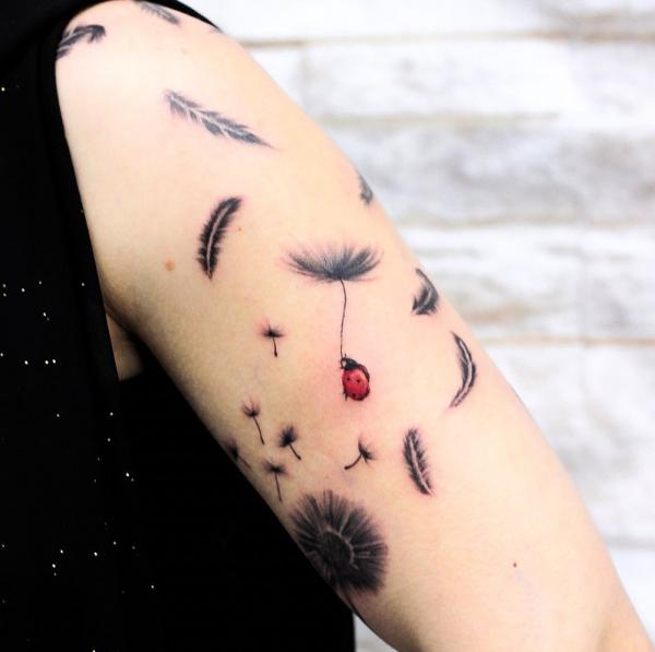 60+ ladybug tattoo Designs with Meanings
