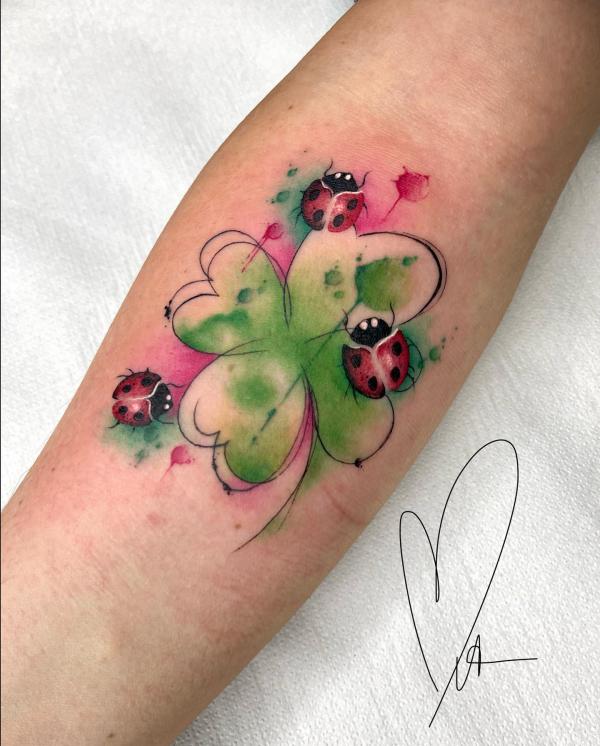 60+ ladybug tattoo Designs with Meanings