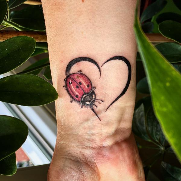 60+ ladybug tattoo Designs with Meanings