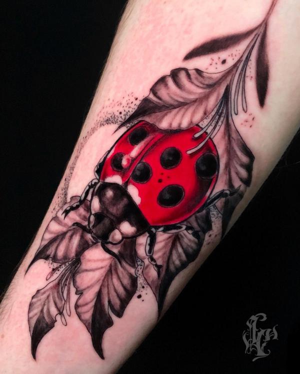 60+ ladybug tattoo Designs with Meanings
