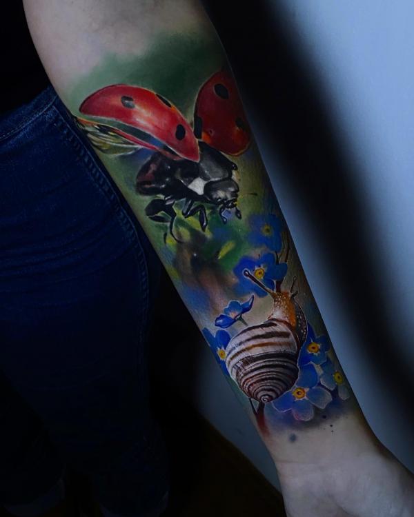 60+ ladybug tattoo Designs with Meanings