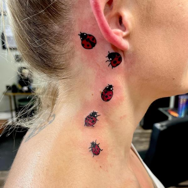 60+ ladybug tattoo Designs with Meanings